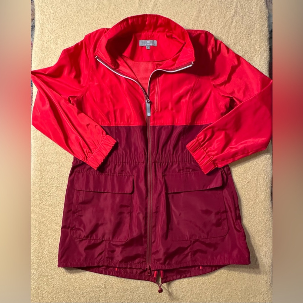 Talbots Two-Tone Red and Burgundy Jacket